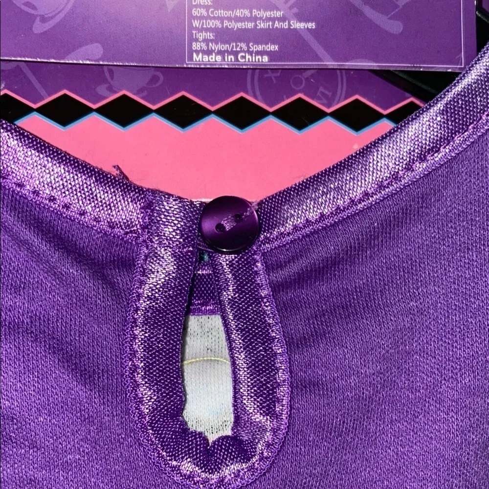 SPIRIT Mad Hatter halloween costume purple yellow pink blue NEW size 6-12 months